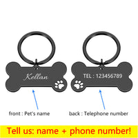 Anti-lost Personalized Pet Identity Tag Dog Collar