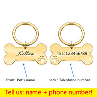 Anti-lost Personalized Pet Identity Tag Dog Collar