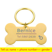 Anti-lost Personalized Pet Identity Tag Dog Collar