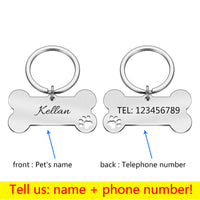Anti-lost Personalized Pet Identity Tag Dog Collar