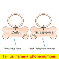 Anti-lost Personalized Pet Identity Tag Dog Collar