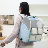 Pet Trolley Bag Cat Bag Large Capacity Portable Breathable Backpack