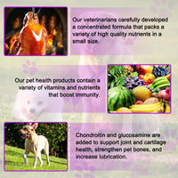 15 in 1 Multivitamin 180 Chewable Tablets Suitable For All Dogs Boosts Immune Function Enhances Heart Support Peking Duck Flavor