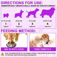 15 in 1 Multivitamin 180 Chewable Tablets Suitable For All Dogs Boosts Immune Function Enhances Heart Support Peking Duck Flavor