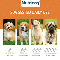 Skin & Coat Supplement for Dogs with Omega 3, 9 & Vitamin E, Supports fur health，Beef Flavor -120 Soft Chews