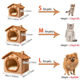 Foldable Pet House Removable