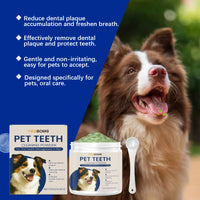 Yegbong 120g Dog Teeth Cleaning Powder for Dogs, Gentle Teeth Cleaning for Dogs to Improve Oral Odor and Freshen Breath