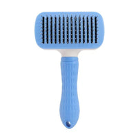 Cat Self-Cleaning Comb Stainless Steel Dog Comb Hair Brush One Key To Remove Floating Artifact